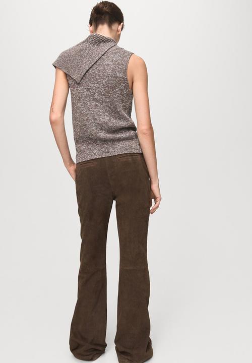 MANGO - Vest mosus - beige