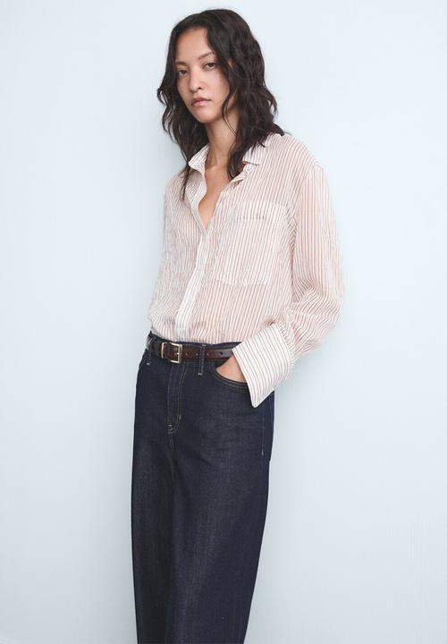 MANGO - Jeans max - open blue