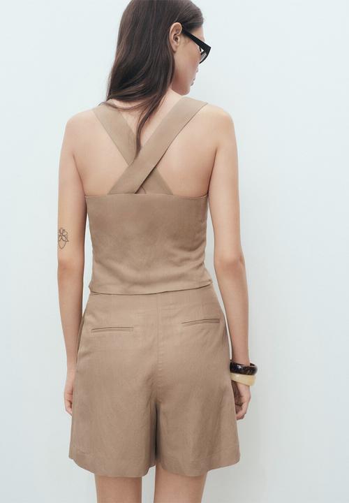 MANGO - Top teresa - brown