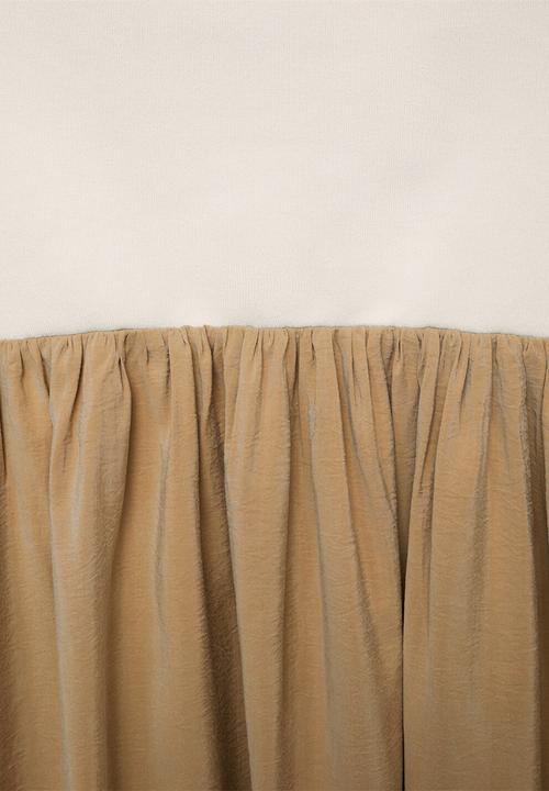MANGO - Dress almond -  mid-beige