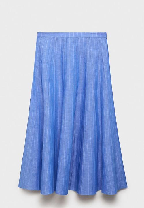 MANGO - Skirt dam -  medium blue