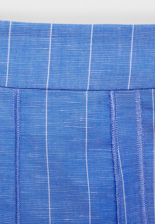MANGO - Skirt dam -  medium blue