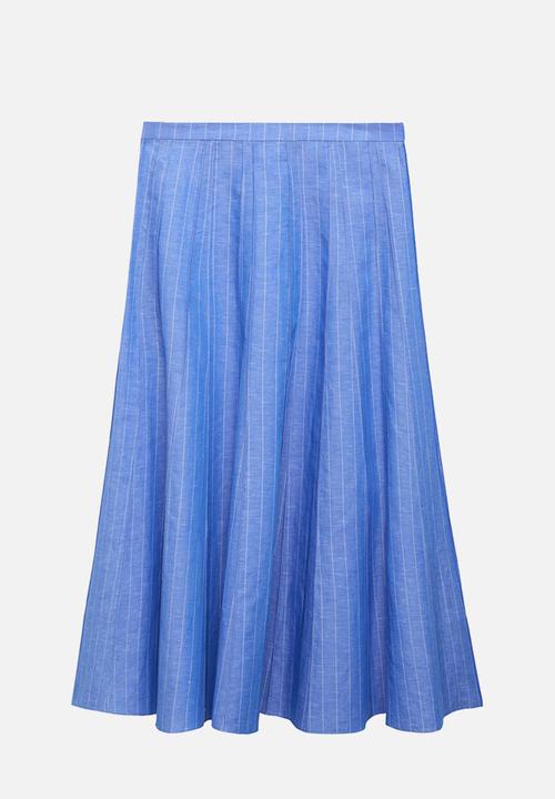 MANGO - Skirt dam -  medium blue