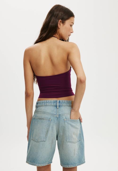 Cotton On - Relaxed denim short - vincent blue