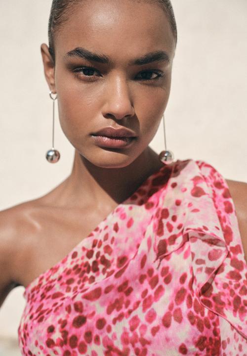 MANGO - Top corinne - bright pink