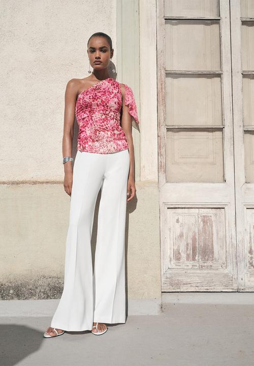 MANGO - Top corinne - bright pink