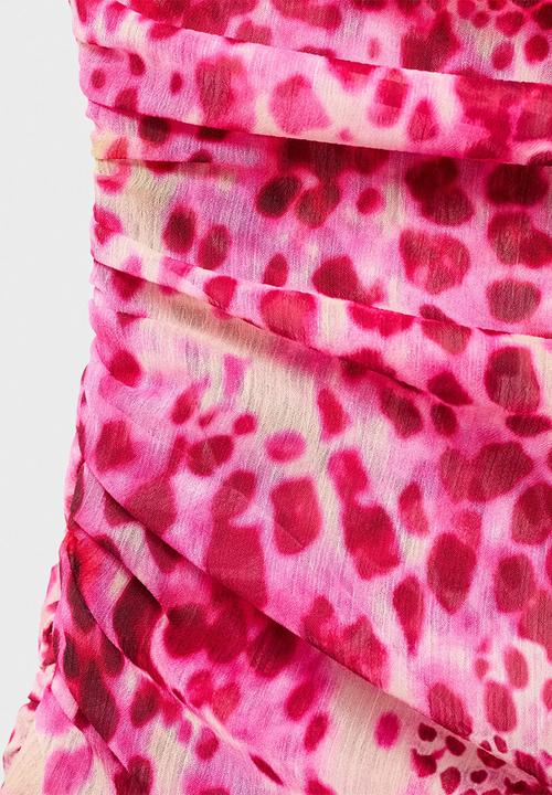 MANGO - Top corinne - bright pink