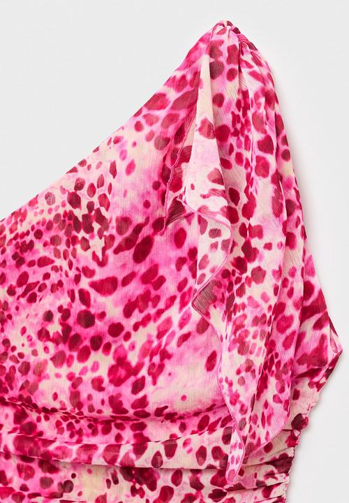 MANGO - Top corinne - bright pink