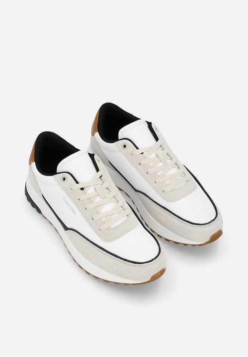 Calvin Klein - Low Top Lace Up - Stony Beige/White/Dried Oregano