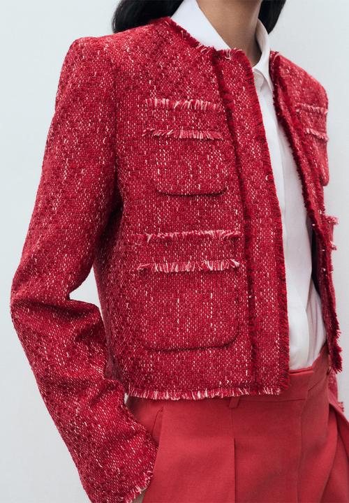 MANGO - Chaqueta rosso - red