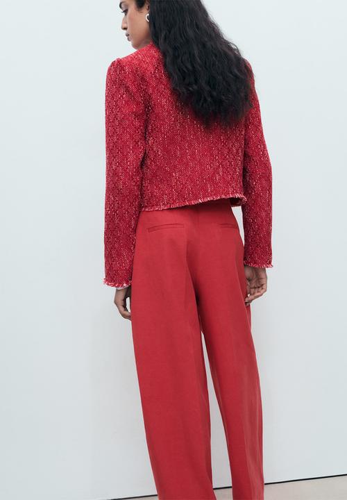 MANGO - Chaqueta rosso - red