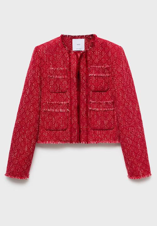 MANGO - Chaqueta rosso - red