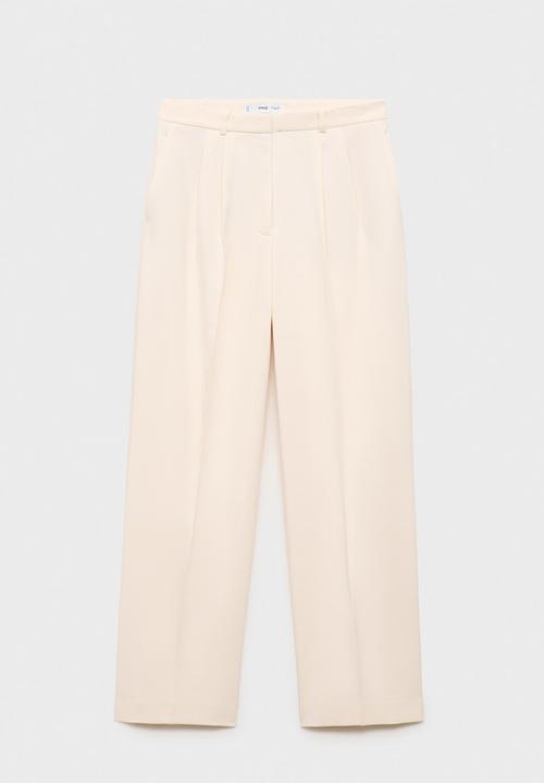 MANGO - Trousers cristi -  natural