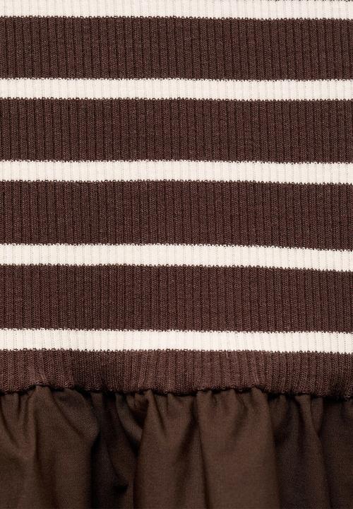 MANGO - Dress globi  -  brown
