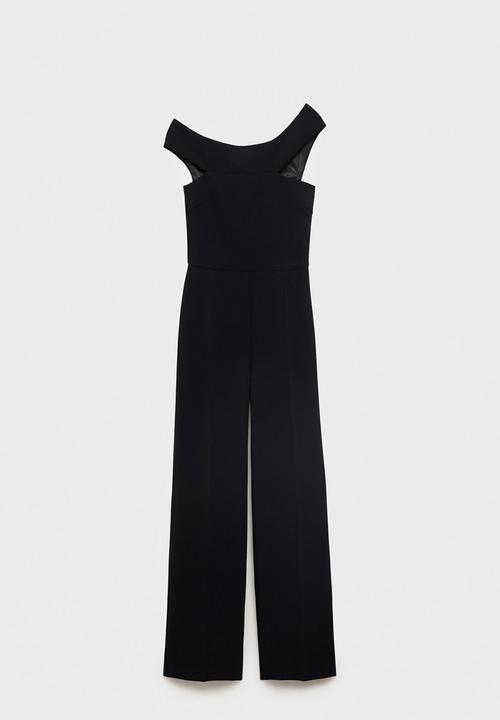 MANGO - Jumpsuit yep -  black