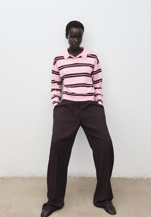 MANGO - Jersey riripol - pink