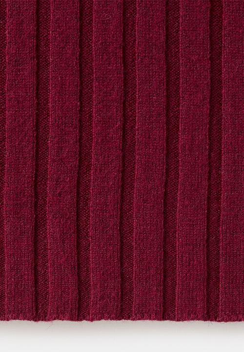 MANGO - Jersey flurry - dark red