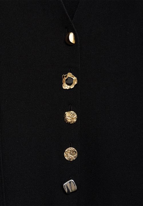 MANGO - Jacket dali -  black