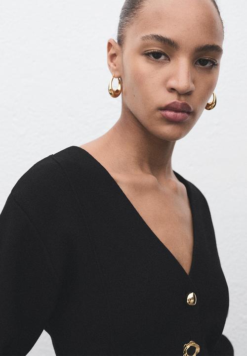 MANGO - Jacket dali -  black