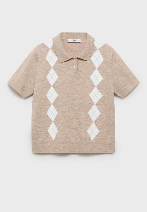 MANGO - Jersey dumin -  light brown