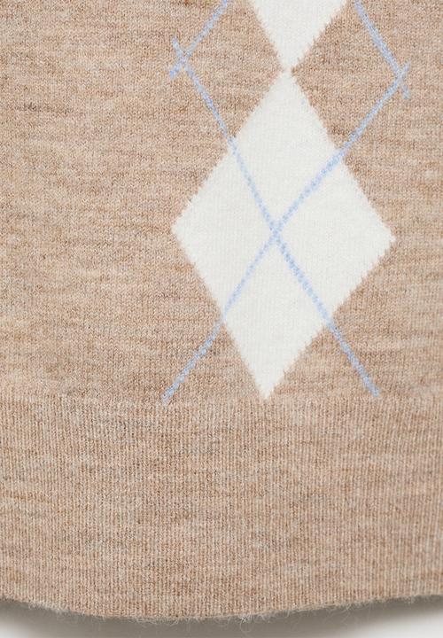 MANGO - Jersey dumin -  light brown