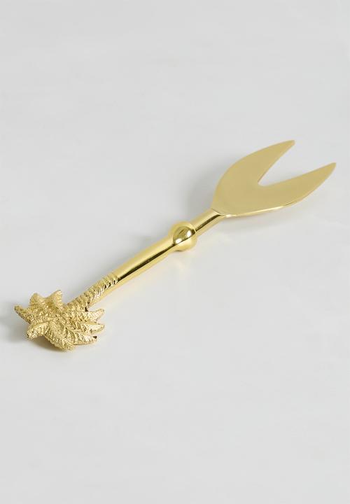 Sixth Floor - Palm cheese knives set of 3 - Gold