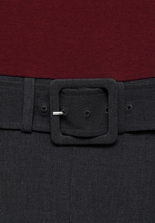 MANGO - Dress bima-h -  dark red