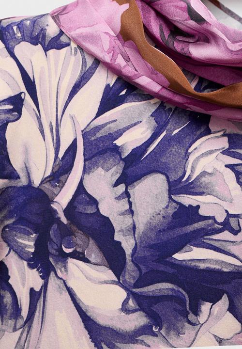 MANGO - Blouse anita -  mid-purple