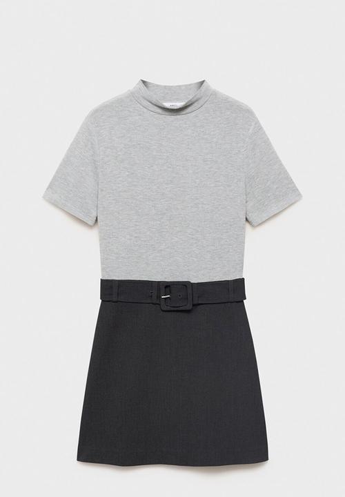 MANGO - Dress bima-h - gray