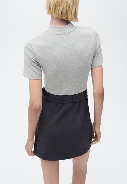MANGO - Dress bima-h - gray