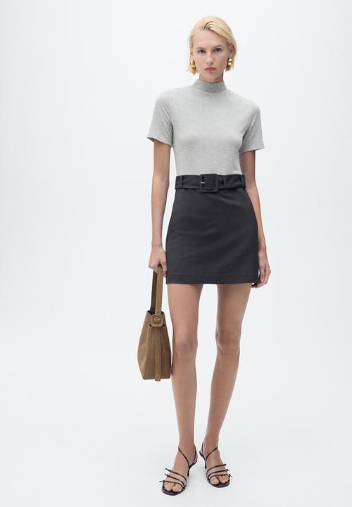 MANGO - Dress bima-h - gray