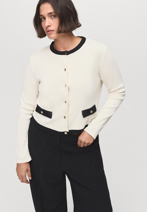 MANGO - Cardigan Peri - Light Beige