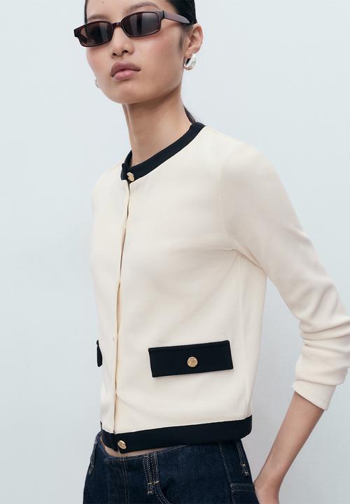 MANGO - Cardigan Peri - Light Beige