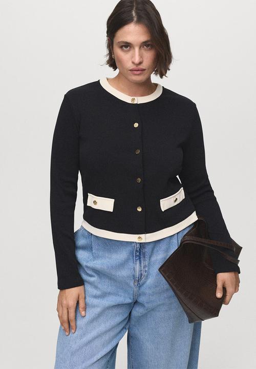 MANGO - Cardigan Peri - Black