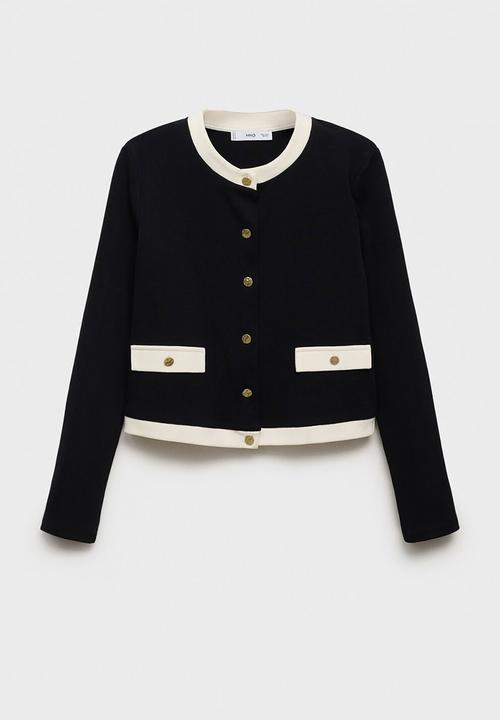MANGO - Cardigan Peri - Black