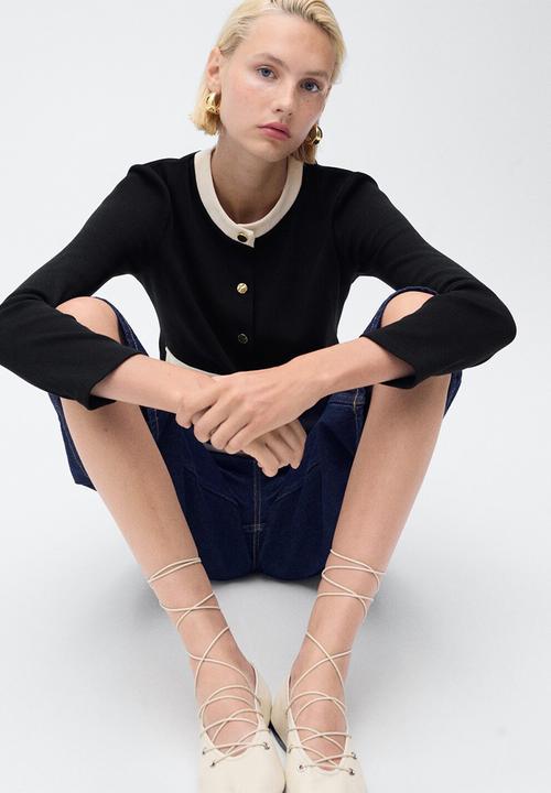 MANGO - Cardigan Peri - Black