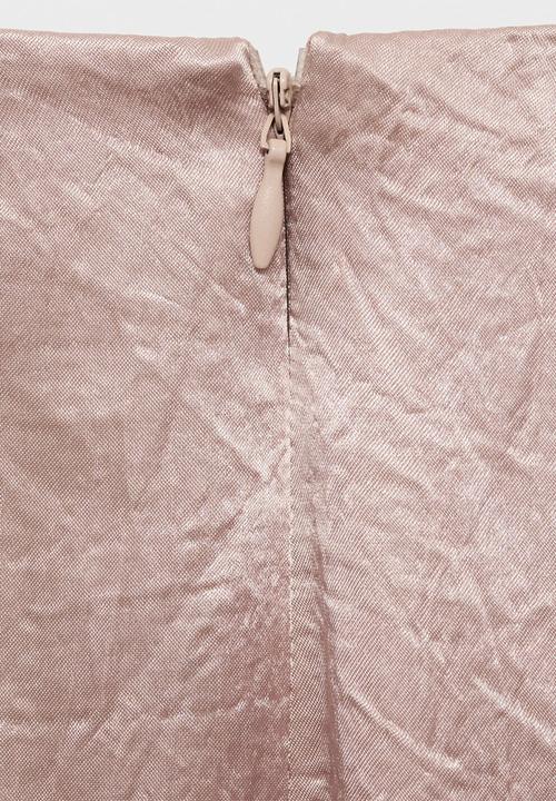 MANGO - Trousers raida - light/ pastel pink