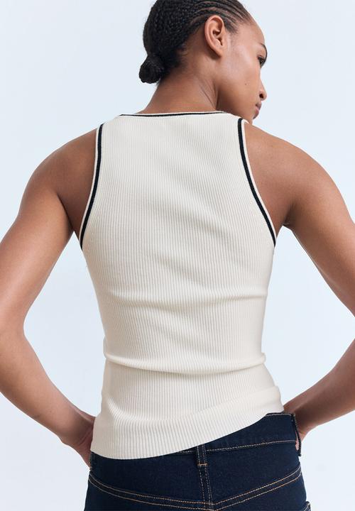 MANGO - Top shadowin - light beige