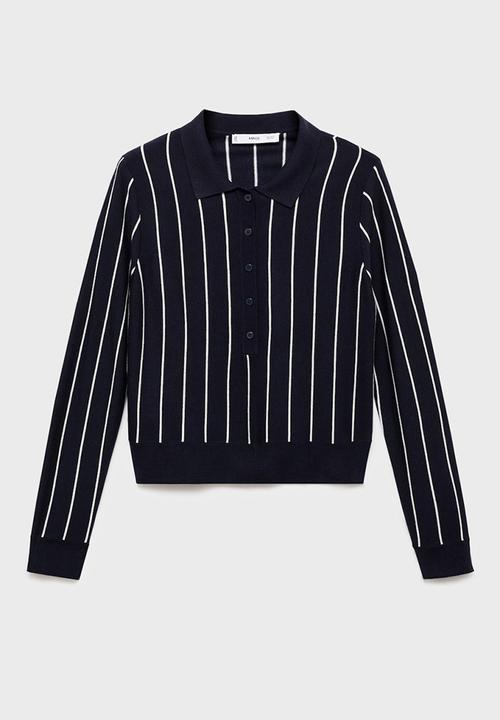 MANGO - Jersey citrus - midnight navy