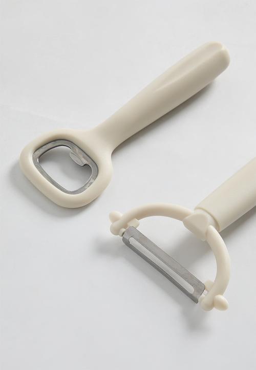 Maisonware - 5pc Kitchen Basics Utensil set - Off White