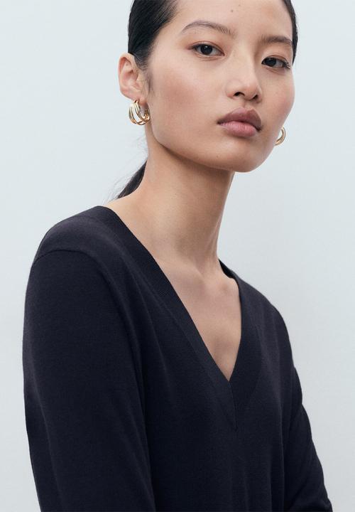 MANGO - Jersey mari - midnight navy