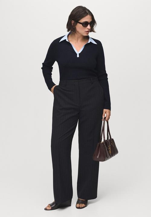 MANGO - Jersey mari - midnight navy
