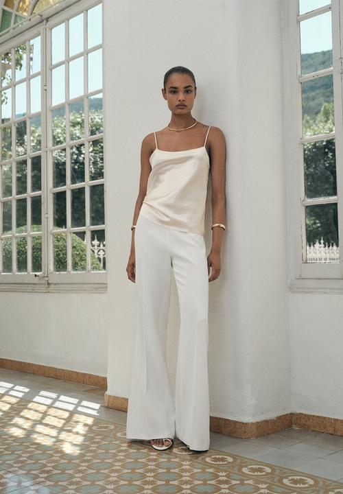 MANGO - Top brisa - light beige