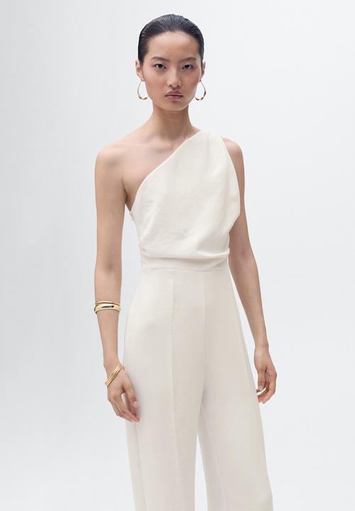 MANGO - Jumpsuit lidy -  natural