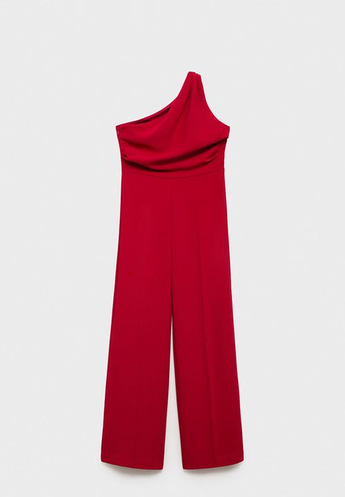 MANGO - Jumpsuit lidy -  dark red