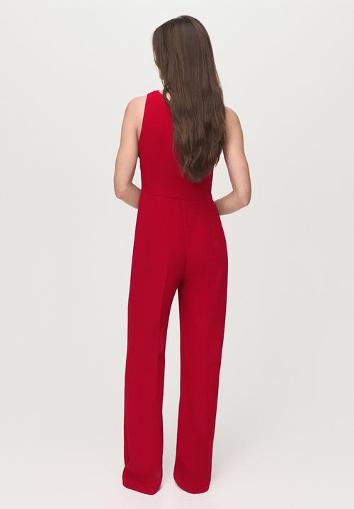 MANGO - Jumpsuit lidy -  dark red