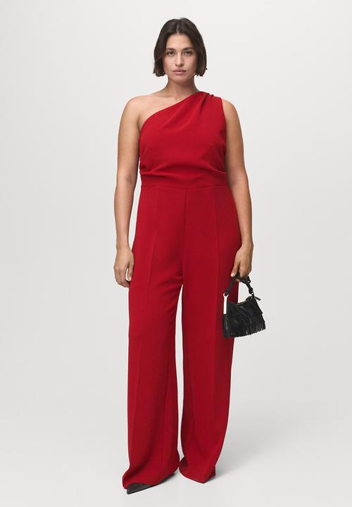 MANGO - Jumpsuit lidy -  dark red