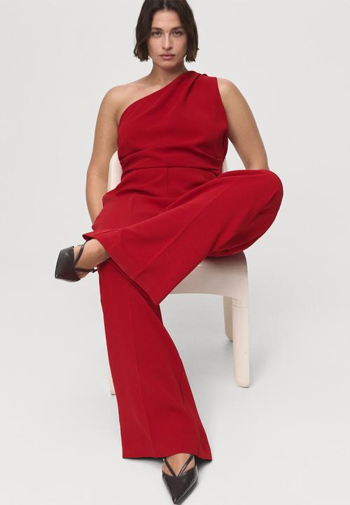 MANGO - Jumpsuit lidy -  dark red