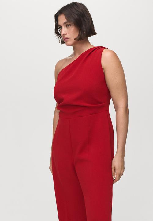 MANGO - Jumpsuit lidy -  dark red