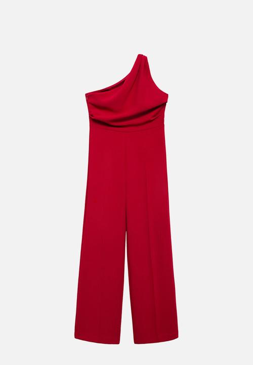 MANGO - Jumpsuit lidy -  dark red